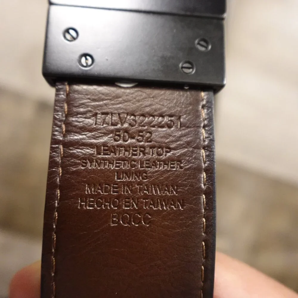 Levi’s Black Leather Belt‎ Men's Size 50-52